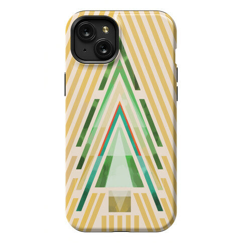 Geometric Summer Tree Phone Case